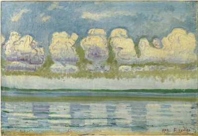 Vue du lac de Genève et du Jura suisse - Ferdinand Hodler