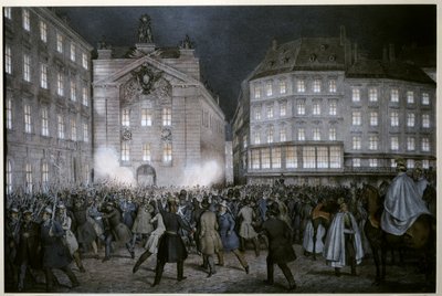 RÉVOLUTION DE MARS: Les étudiants prennent les armes à la veille du 13 mars - Ferdinand Hofbauer