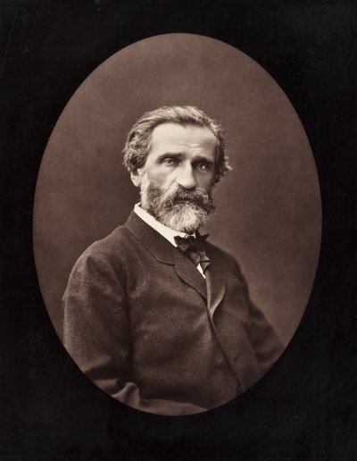 Giuseppe Verdi, compositeur italien, 1813-1901, vers 1872 - Ferdinand J. Mulnier
