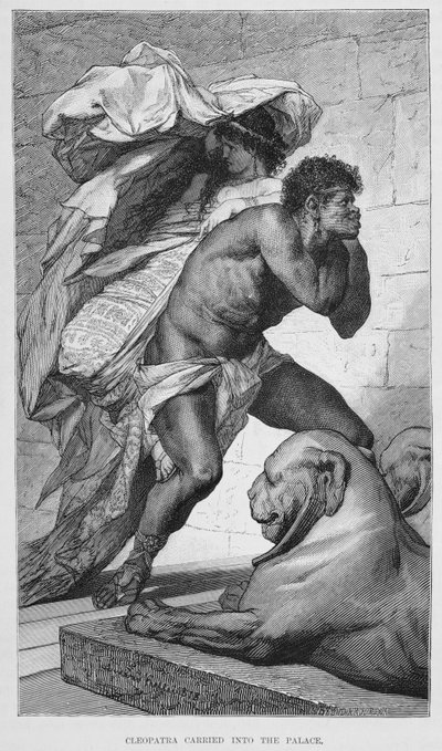 Cléopâtre portée au palais, 19ème siècle - Ferdinand Keller