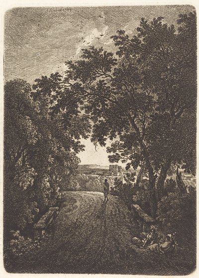 Une promenade du soir - Ferdinand Kobell