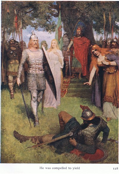 Il fut contraint de céder, illustration de The Stories of Wagner
