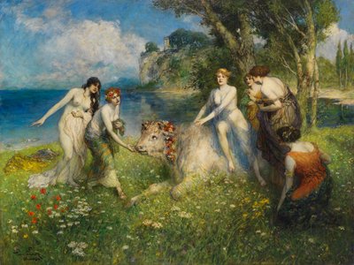 Europe et le Taureau, années 1910 - Ferdinand Leeke