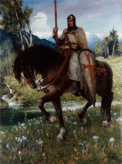 Parsifal en quête du Saint Graal, 1912 - Ferdinand Leeke