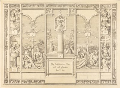 Cul-de-lampe: Selig sind die nicht sehen und doch glauben - Ferdinand Olivier