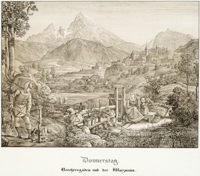 Jeudi : Berchtesgaden et le Watzmann - Ferdinand Olivier