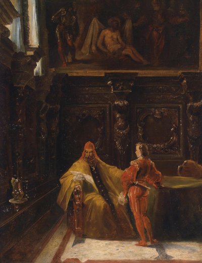 Intérieur de la Scuola di San Rocco, Venise - Ferdinand Petzl