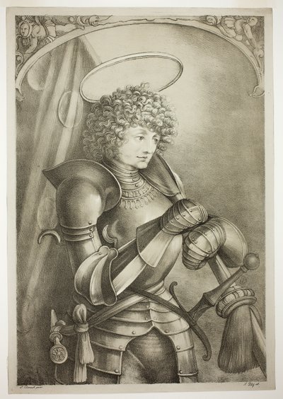 Saint Georges en armure - Ferdinand Piloty
