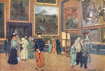 Le musée du Louvre, dans Imagier de l