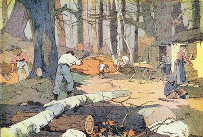 Le sabotier, dans Imagier de l