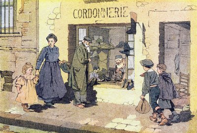 Le cordonnier, dans Imagier de l