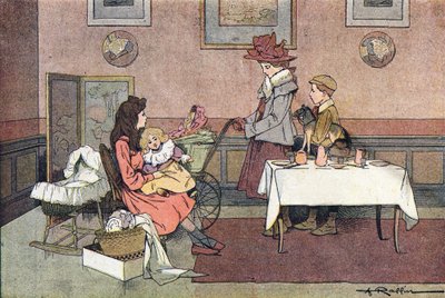 La visite de la poupée, dans Imagier de l