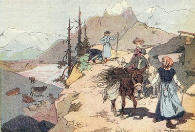 Vers la montagne, dans Imagier de l