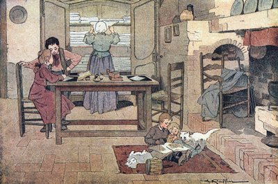 Travail à domicile, dans Imagier de l