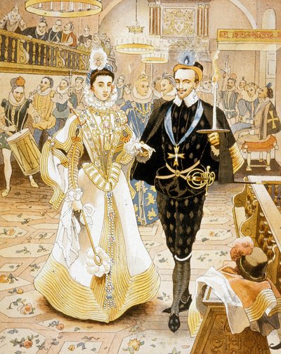 Le roi de France Henri III et la danse des torches - Ferdinand Sigismund Bac