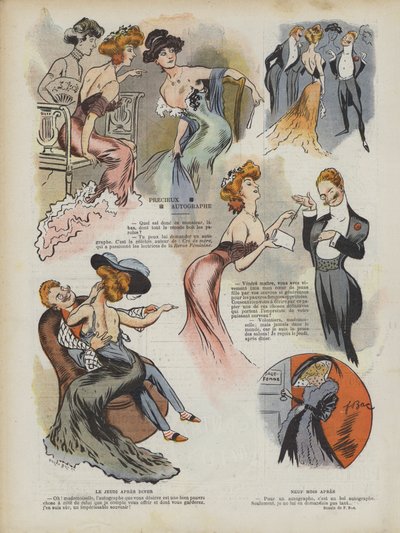 Illustration pour Le Rire (lithographie en couleur) - Ferdinand Sigismund Bac