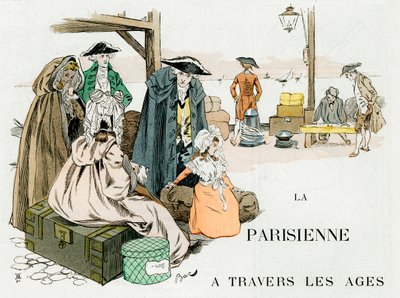 La Parisienne à travers les âges, 18ème siècle, vers 1880-1950 - Ferdinand Sigismund Bac