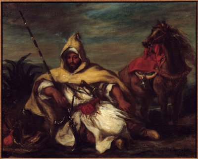 Un Arabe - Ferdinand Victor Eugene Delacroix