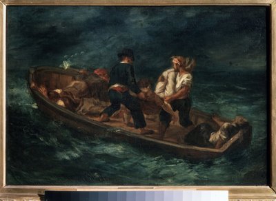 Après le naufrage - Ferdinand Victor Eugene Delacroix