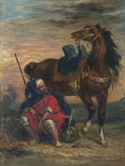 Cavalier Arabe - Ferdinand Victor Eugene Delacroix