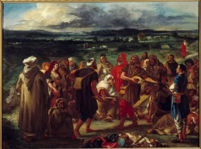 Bouffons arabes - Ferdinand Victor Eugene Delacroix