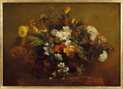 Bouquet de fleurs - Ferdinand Victor Eugene Delacroix
