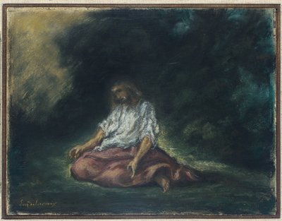 Le Christ au jardin de Gethsémani - Ferdinand Victor Eugene Delacroix