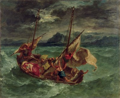 Christ sur la mer de Galilée - Ferdinand Victor Eugene Delacroix