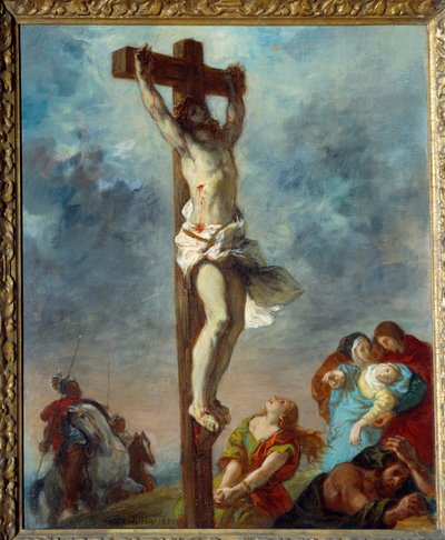 Christ en croix - Ferdinand Victor Eugene Delacroix