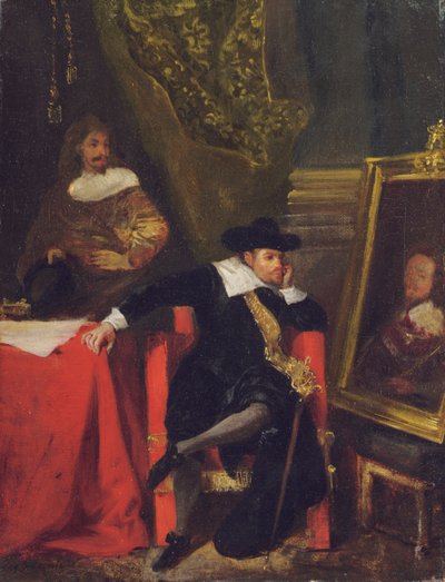 Cromwell au château de Windsor, 1828 - Ferdinand Victor Eugene Delacroix