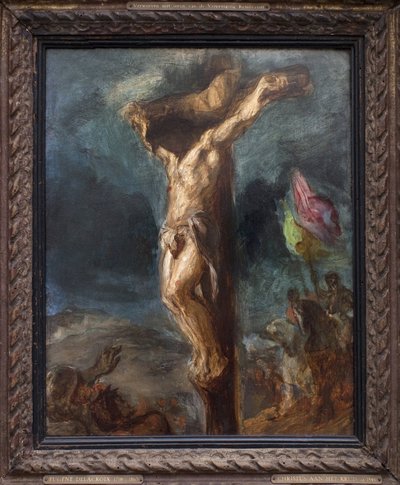 Crucifixion. Peinture d