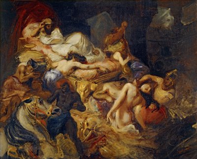 Mort de Sardanapale - Ferdinand Victor Eugene Delacroix