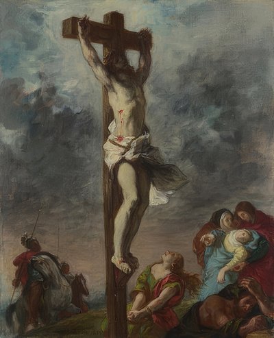 La Crucifixion. 1853 - Ferdinand Victor Eugene Delacroix