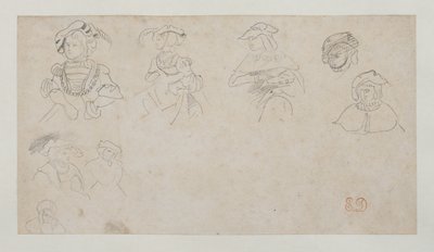 Études de figures, vers 1800-1899 - Ferdinand Victor Eugene Delacroix