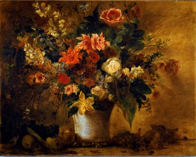 Fleurs et fruits - Ferdinand Victor Eugene Delacroix