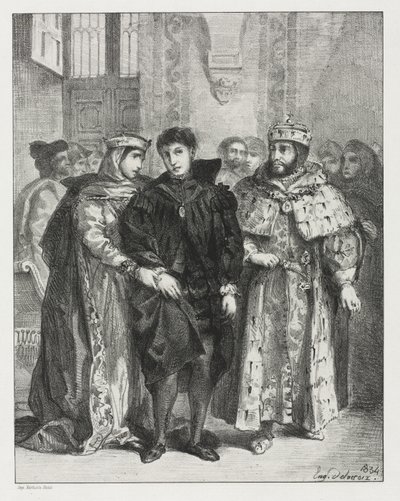Hamlet, 1834 - Ferdinand Victor Eugene Delacroix