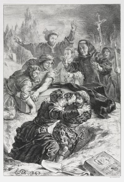 Hamlet : Hamlet et Laertes dans la tombe d