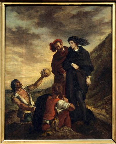 Hamlet et Horatio au cimetière - Ferdinand Victor Eugene Delacroix