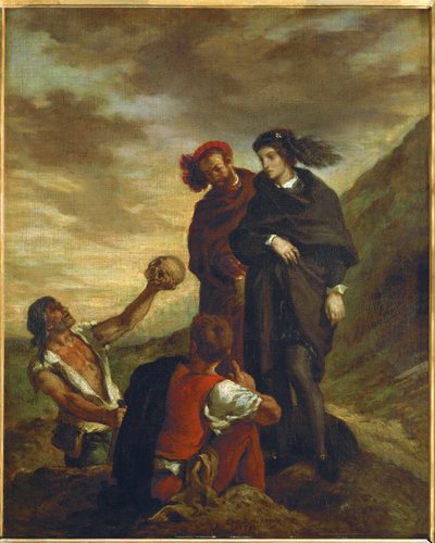 Hamlet et Horatio dans le cimetière ... - Ferdinand Victor Eugene Delacroix