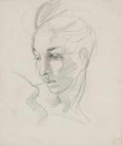 Tête de la Liberté - Ferdinand Victor Eugene Delacroix