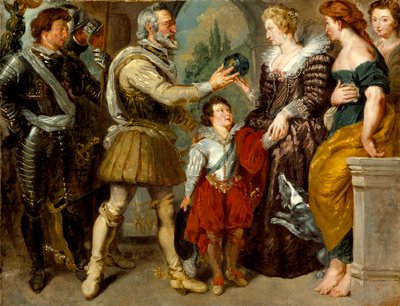 Henri IV conférant la régence à Marie de Médicis (d