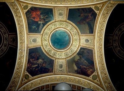 Histoire et Philosophie. Coupole de la bibliothèque de l
