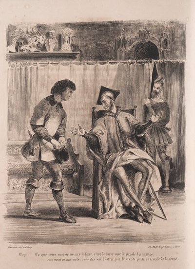 Illustrations pour Faust : Méphistophélès reçoit l