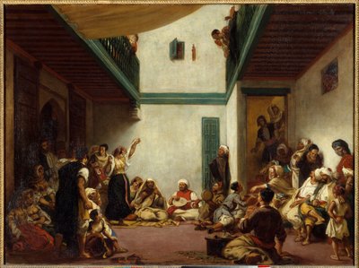 Mariage juif au Maroc. Peinture par Eugène Delacroix (1798-1863) - Ferdinand Victor Eugene Delacroix
