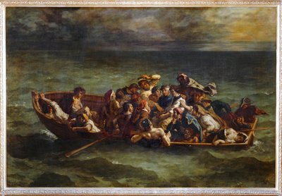 Le Naufrage de Don Juan - The Shipwreck of Don Juan. Salon de 1841 ... - Ferdinand Victor Eugene Delacroix
