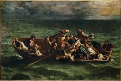 Le naufrage de Don Juan Don Juan shipwrecked ... - Ferdinand Victor Eugene Delacroix