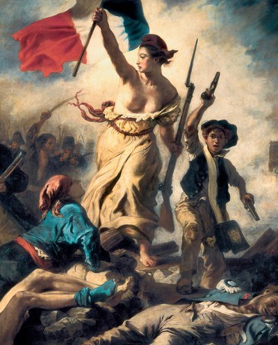 La Liberté guidant le peuple, 28 juillet 1830, c.1830-31 (détail) - Ferdinand Victor Eugene Delacroix