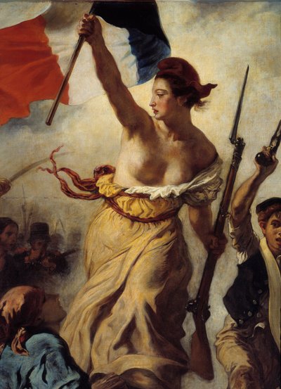 La Liberté guidant le peuple (détail) - Ferdinand Victor Eugene Delacroix