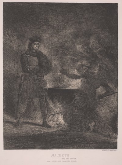 Macbeth - Ferdinand Victor Eugene Delacroix