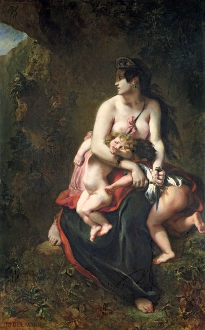 Médée, 1838 - Ferdinand Victor Eugene Delacroix